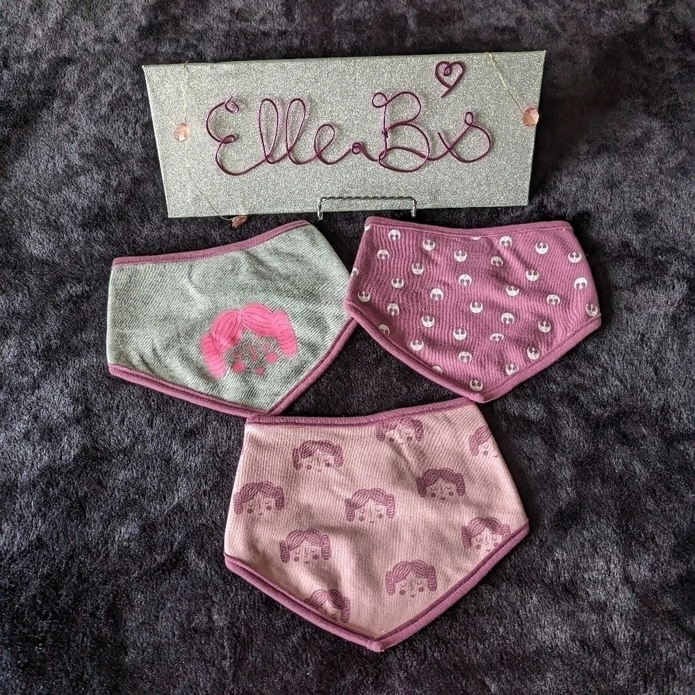 3 Pack Star Wars Baby Bibs